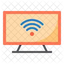 Smart Tv Smart Television Wifi Icon
