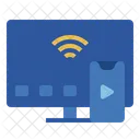 Smart Tv Internet Of Things Iot Icon