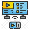 Smart Tv Television Monitor Icon
