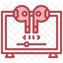Smart Tv Earbud  Icon