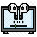 Smart Tv Earbud  Icon