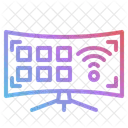 Smart TV Fernseher Fernsehbildschirm Symbol
