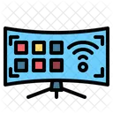 Smart TV Fernseher Fernsehbildschirm Symbol