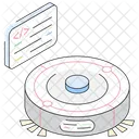 Smart Vacuum Device Robot Icon