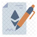 Smart Contract ETH Datei Symbol