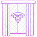 Smart Vorhang Fenster Smart Home Symbol