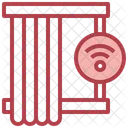 Smarter Vorhang Sprachsteuerung Smart House Symbol