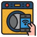 Smart Washing Machine Wash Machine Cloth Icon