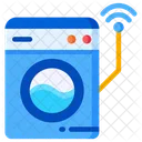 Smart Washing Machine Wireless Loundry Icon