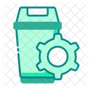 Smart Waste Waste Management Recycling Icon