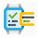 Smart Watch Credit Card Check Icon