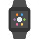 Smart watch black sport band  Icon