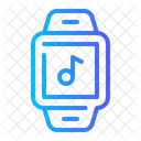Smart Watch Music And Multimedia Wristwatch Icon