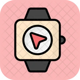 Smart Watch Tracking  Icon