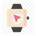 Smart Watch Tracking Track Location Icon