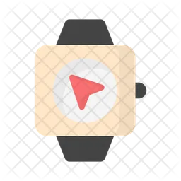 Smart Watch Tracking  Icon