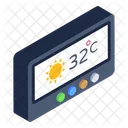 Digital Forecast Device Smart Weather Device Meteorology Device Icon