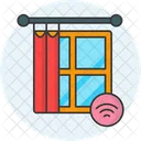 Smart Window Glass Internet Icon