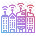 Smartcity Technology Building Icon