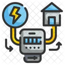 Smarthome Electricity Panel Icon