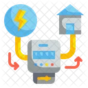 Smarthome Electricity Panel Icon