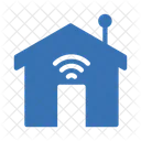 Smarthome House Internet Icon