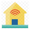 Smarthome House Wireless Icon