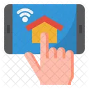 Smarthome Application Home Wifi Icon