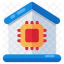 Smarthome Smart House Home Processor Icon