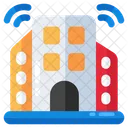 Smart Building Smart Architecture Iot Icon