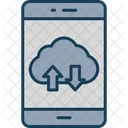 Smartphone Sync Cloud Icon