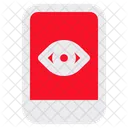 Smartphone Eye Spyware Icon