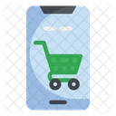 Smartphone Online Shop Ecommerce Icon