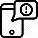 스마트폰 경고 전화 아이콘
