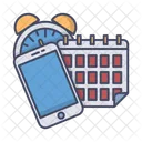 Smartphone Calendar Alarm Icon