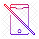 Smartphone Slash No Calling Icon