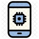 Smartphone Ai Techhnology Icon