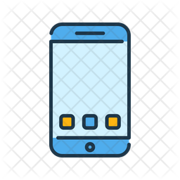 Smartphone Icon Of Colored Outline Style Available In Svg Png Eps Ai Icon Fonts