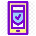 Smartphone Protected Mobile Protected Phone Icon