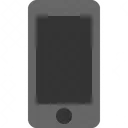 Iphone Plus Space Grey Front Iphone Mobile Icon