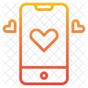 Smartphone Mobile Love Icon