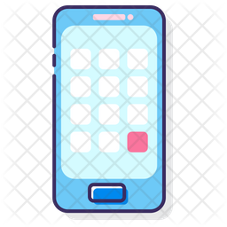 Smartphone Icon Of Colored Outline Style Available In Svg Png Eps Ai Icon Fonts