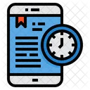 Time Management Smartphone Time Icon