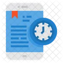 Time Management Smartphone Time Icon