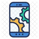 Smartphone Gears Mobile Icon