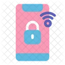 Smartphone Security Smarthome Icon