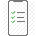 Smartphone Iphone Checklist Icon