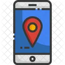 Smartphone Location Pin Icon