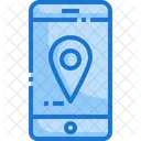 Smartphone Location Pin Icon