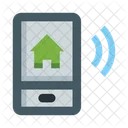 Smartphone House Remote Control Icon